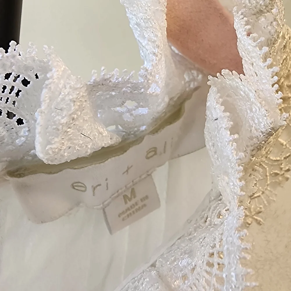 Anthropologie Cream Lace Blouse - Picture 5 of 5